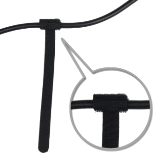 Kabel, Zubeh�r: Kabelbinder und Klettband, Adam Hall VT2520 Klett-Kabelbinder 12,5 x 200 mm