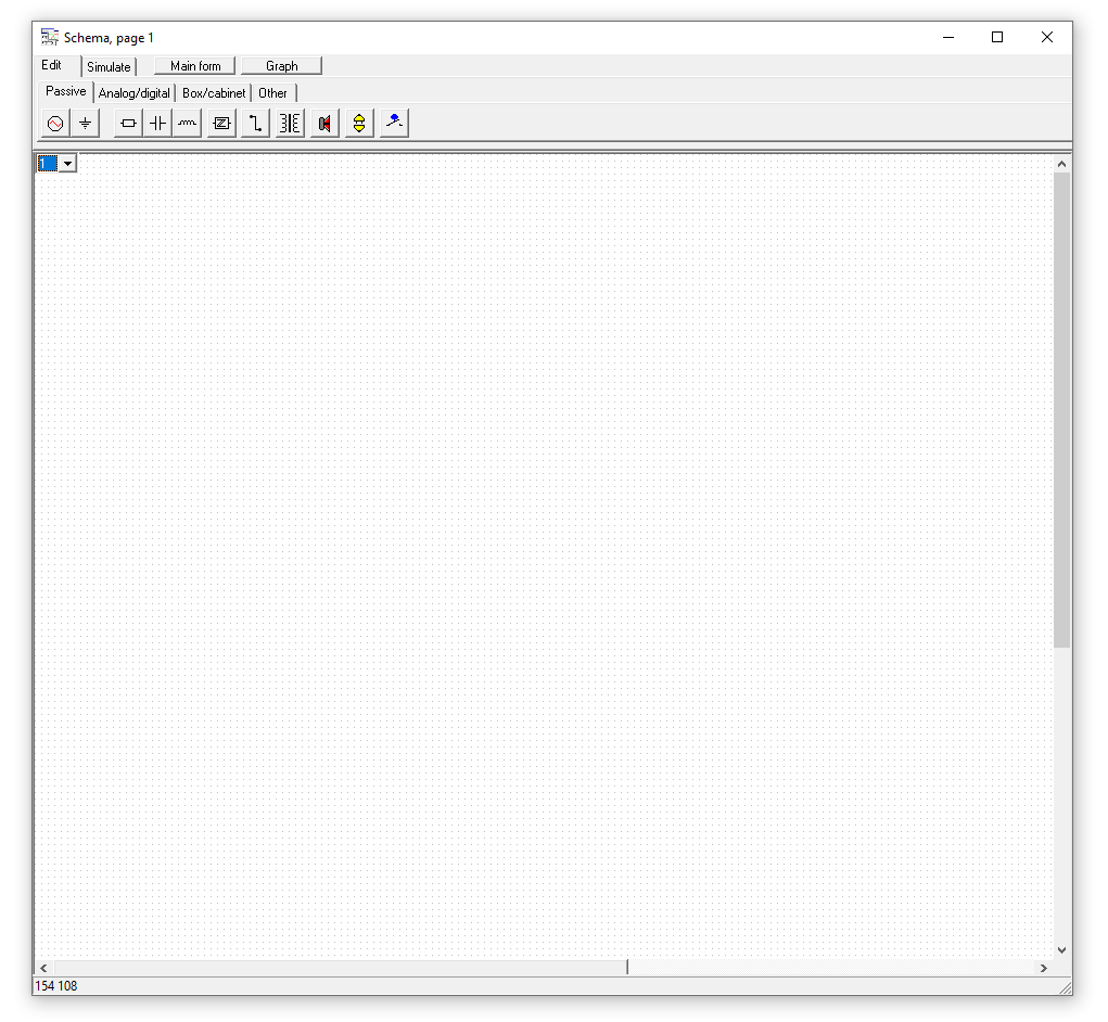 LspCAD Arbeitsoberfl&auml;che