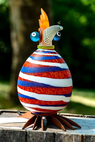 Borowski sculptures ext�rieur / oiseaux exotiques, Borowski David