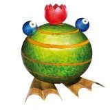 objets ext�rieur �clair� de Borowski, Borowski Frog (grenouille)