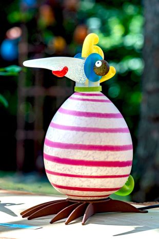 Borowski sculptures ext�rieur / oiseaux exotiques, Borowski Marilyn