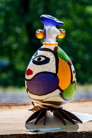 Borowski sculptures ext�rieur / oiseaux exotiques, Borowski Pablo