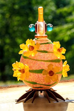 Borowski sculptures ext�rieur / oiseaux exotiques, Borowski Vincent