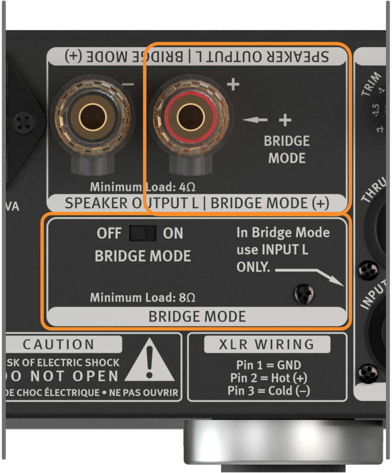 SPL Performer s800, Br�cken