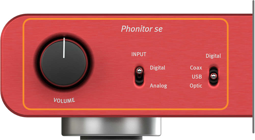 SPL Phonitor se, Volume & Quellenwahl