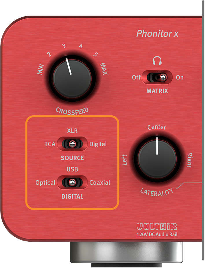 SPL Phonitor x, Quellenwahl
