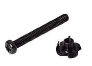 Vis , Vis t�te bomb�e avec filetage m�trique