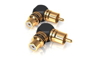 ViaBlue XS Plugs Series,  XS RCA Adapter 90� S 