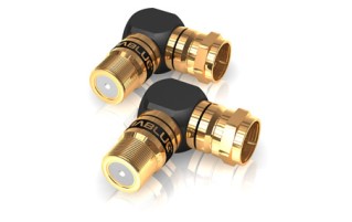 ViaBlue XS Plugs Series, XS F-Adapter 90� 
