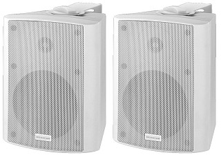 Casse acustiche: Casse attive, Sistema di casse acustiche attive stereo a 2 vie, 2x40 W<sub>MAX</sub>, 2x20 W<sub>RMS</sub><sub></sub> MKA-50SET/WS