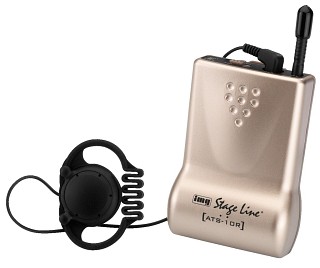 Syst�mes de guide pour groupes, R�cepteur avec branchement jack 3,5 mono ATS-10R