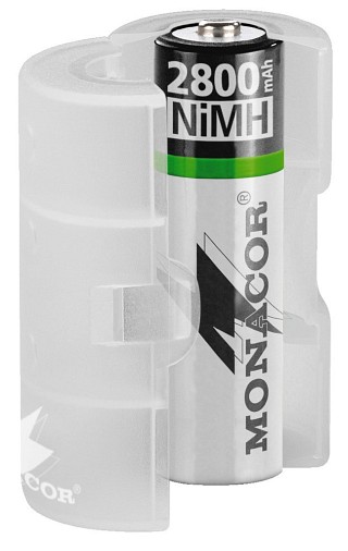 Bater�as recargables y bater�as, Adaptador de bater�as tipo AA/tipo C DCA-14C