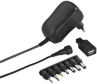 Alimentazione di tensione: Alimentatori universali, Alimentatore switching, 1A PSS-1000USB