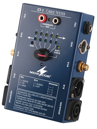 Medici�n y comprobaci�n: Material de medici�n, Tester de cables CT-1