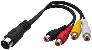 Adaptateurs: RCA, Cordon adaptateur Audio / Vid�o st�r�o ACA-15/1