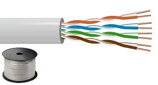 Cables enrollados: Cables especiales, Cable de instalaci�n Cat. 5e, 125 MHz, UTP CAT-5100UTP