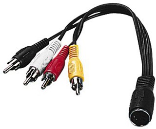 Adaptadores: Otro adaptadores, Cable adaptador de audio/v�deo est�reo ACA-15/2
