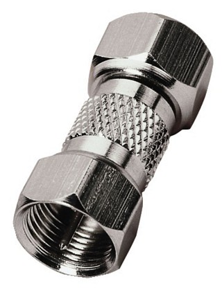 Fiches m�les et femelles: Standard F, Adaptateur 2 fiches F m�les FCH-16