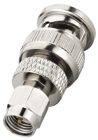 Adaptateurs: RCA, Adaptateur fiche SMA m�le / BNC m�le, 50   SMA-174BNC/PP