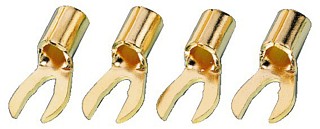 Fiches m�les et femelles: Fiches m�les et femelles sp�cifiques, Set de 4 fourches SPC-60/L