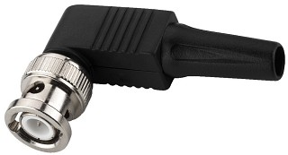 Fiches m�les et femelles: BNC, Fiche BNC m�le coud�e, 50   UG-88RA