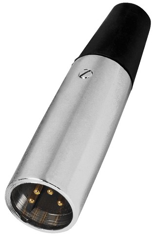 Fiches m�les et femelles: XLR, Fiches XLR 4 p�les NC-504/P