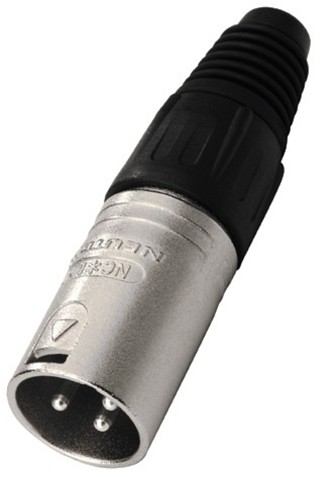 Fiches m�les et femelles: XLR, Fiches XLR 3 p�les NEUTRIK NC-3MX