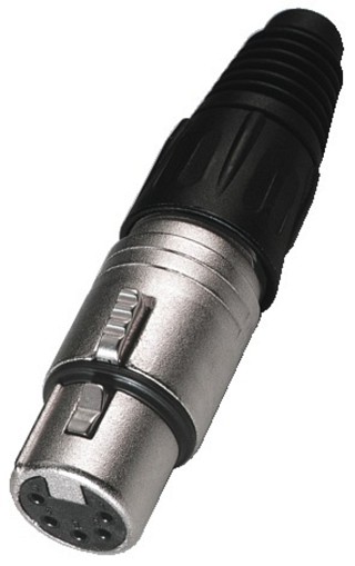 Fiches m�les et femelles: XLR, Fiches XLR 5 p�les NC-5FX