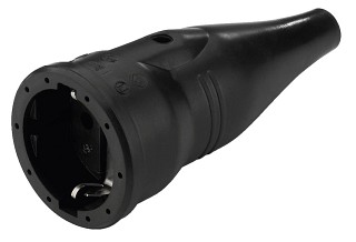 Tension secteur: Fiche et prise d'alimentation, Fiche Schuko femelle AAC-140J