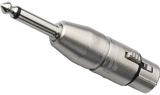Adaptateurs: Jack, Adaptateur XLR NEUTRIK / jack 6,35 m�le mono NA-2FP