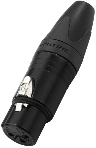 Fiches m�les et femelles: XLR, Fiches XLR 3 p�les NEUTRIK NC-3FXXB