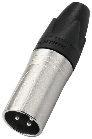 Fiches m�les et femelles: XLR, Fiches XLR 3 p�les NEUTRIK NC-3MXX