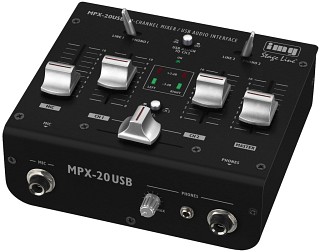 Mezcladores: Mezcladores DJ, Mezlcador DJ est�reo de 3 canales MPX-20USB