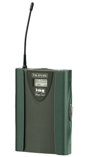 Funk-Mikrofone: Sender und Empf�nger, Multi-Frequenz-Taschensender TXS-871HSE