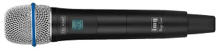 Funk-Mikrofone: Sender und Empf�nger, Handmikrofon mit integriertem Multi-Frequenz-Sender TXS-900HT