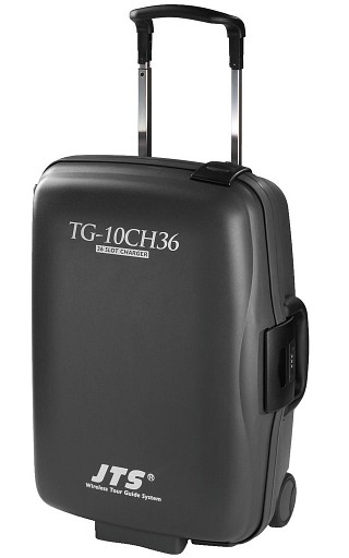 Syst�mes de guide pour groupes, Valise de transport avec fonction charge int�gr�e TG-10CH36