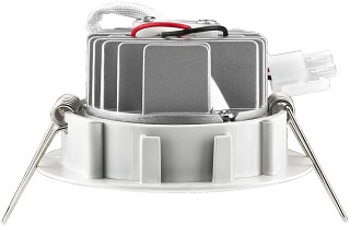 Accessori Illuminotecnica, Spot da pannello con LED, rotondo e bombato, 5 W LDSC-755W/WWS