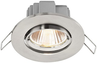 Accessori Illuminotecnica, Spot da pannello con LED, rotondo e piatto 5 W LDSR-755C/WWS