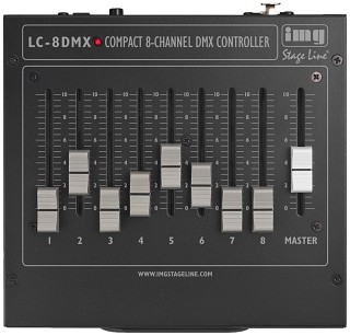 Steuerger�te, Kompakter DMX-Controller LC-8DMX