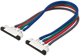 Accessori Illuminotecnica, Giunto rapido per strisce con LED SMD RGB,   LEDC-3RGB