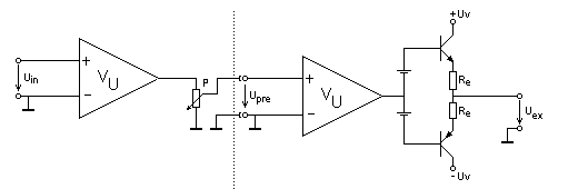 Aufbau eines Verst&auml;rkers